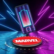 Kép 1/4 - Indukciós Mobil Töltő MARVEL