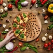 Kép 1/5 - Pizza Aerator - pizza levegőztető vágódeszka