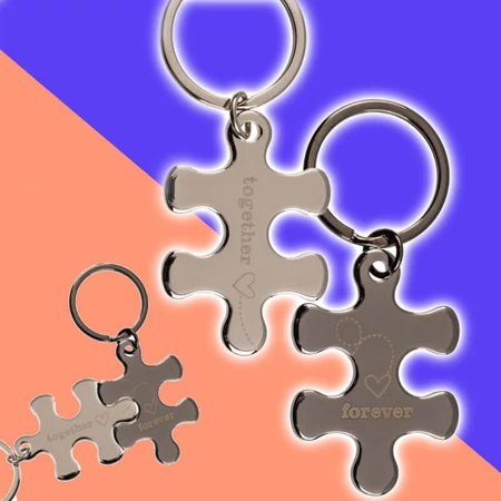Páros Puzzle kulcstartó Páros Puzzle kulcstartó