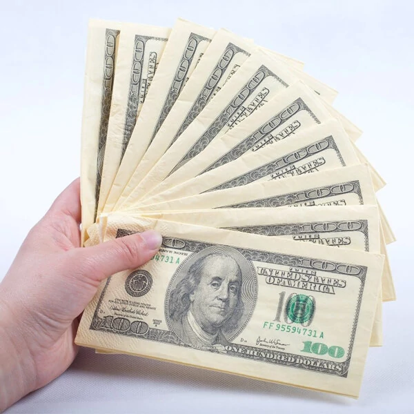 100 Dolláros szalvéta