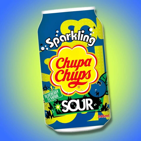 Chupa Chups savanyú áfonya ízű üdítőital 345ml