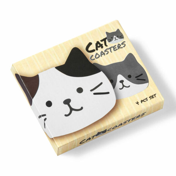 Egy csomag cicás poháralátét macskarajongóknak