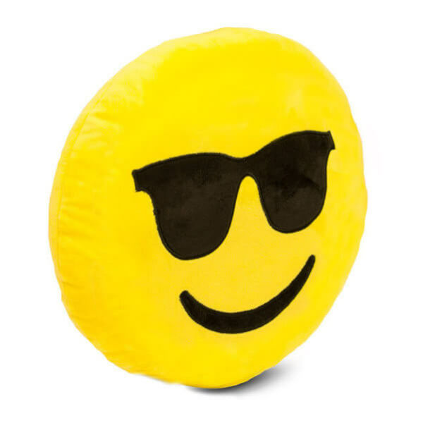 Plüss Emoji Párna - Cool