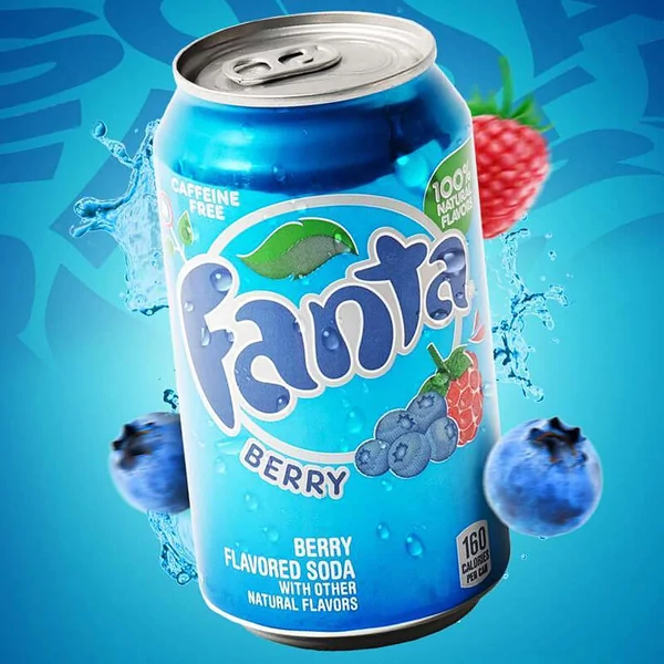 Fanta Berry bogyós gyümölcs ízű üdítőital