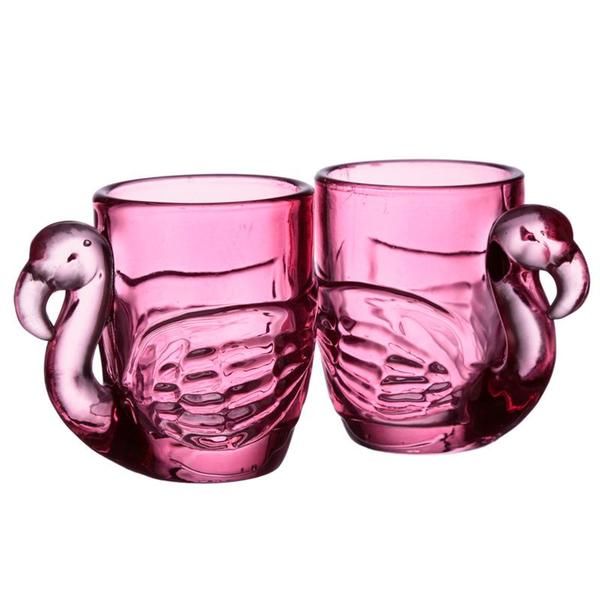 Flamingós Röviditalos Poharak