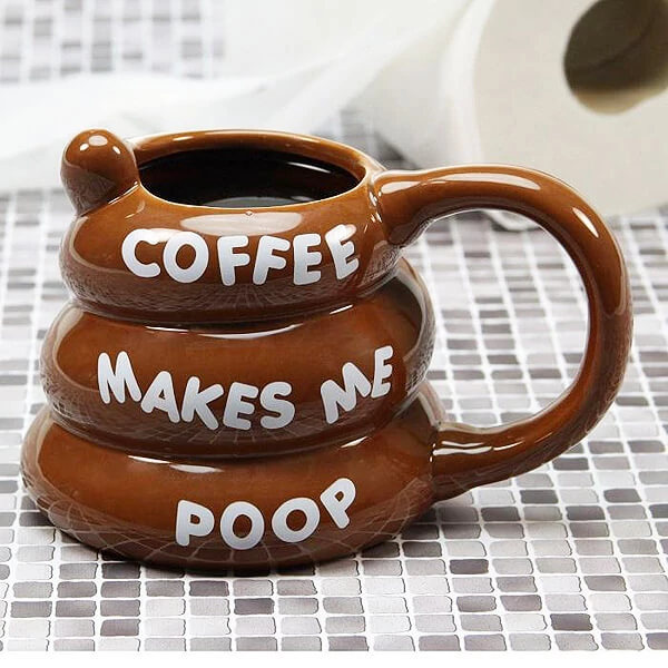 Coffee Makes Me Poop bögre