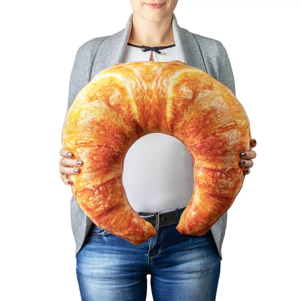 Csokis croissant nyakpárna