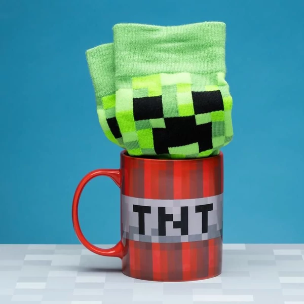 Minecraft Bögre és Zokni csomag
