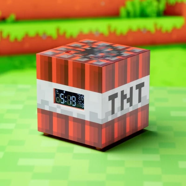 Minecraft TNT doboz ébresztőóra