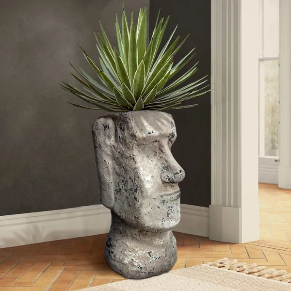 Moai Virágtartó Szobor