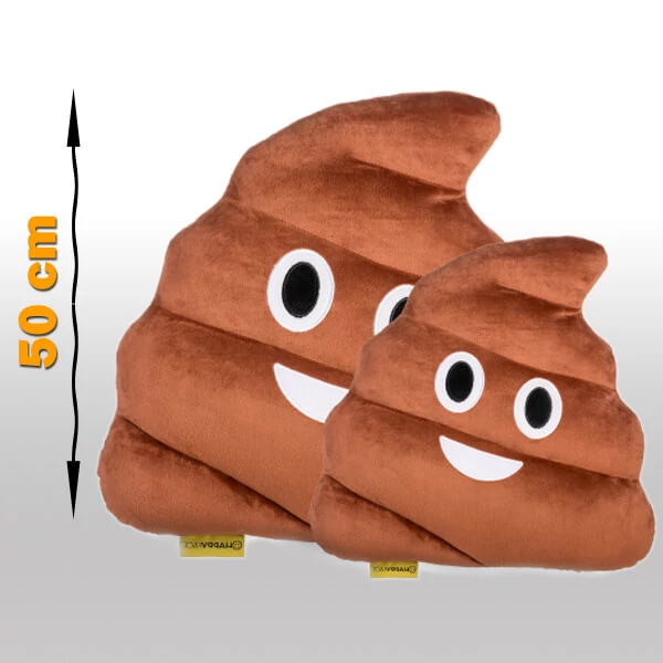 Plüss Emoji Párna - Kaki