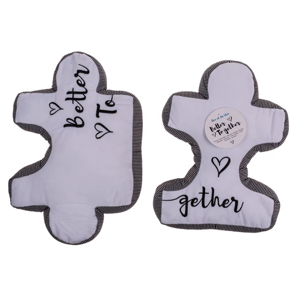 Puzzle formájú párna szett