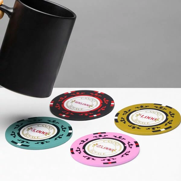 Casino Royal Póker Zseton poháralátét