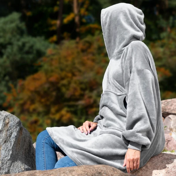 PULÓ Takaró Pulowear szürke