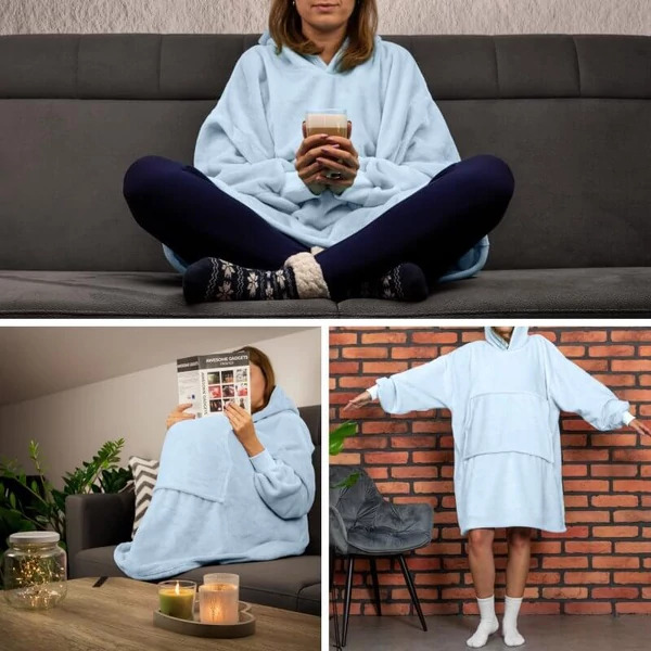 PULÓ Takaró Pulowear vilagoskék