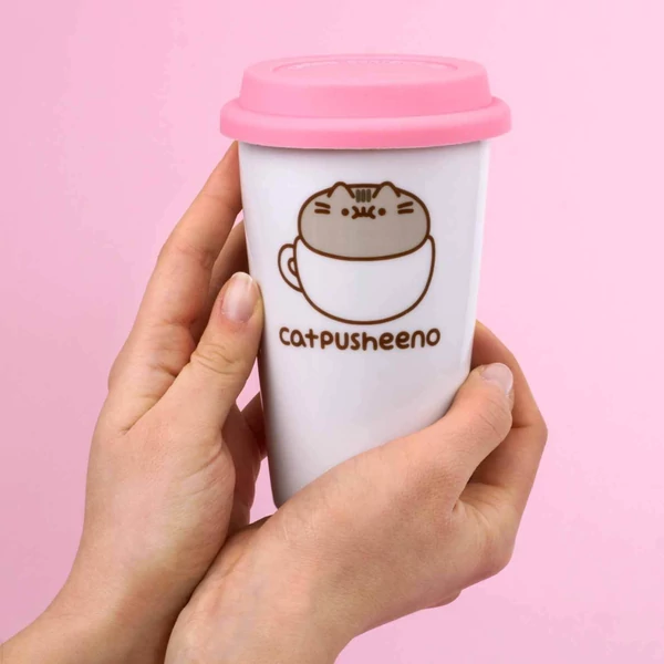 Pusheen Utazó bögre