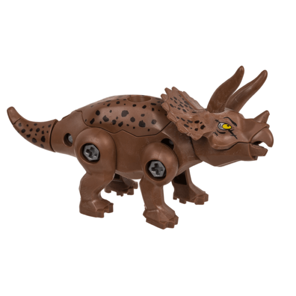 Összecsavarozható Triceratops dinoszaurusz játék