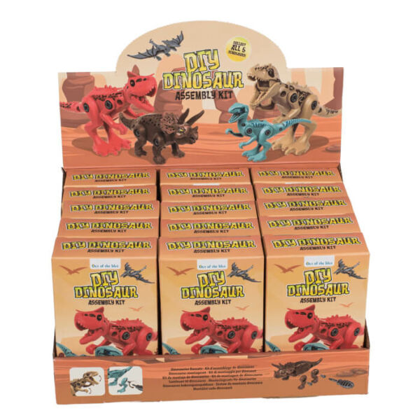 Összeszerelős dinoszaurusz készlet dobozban