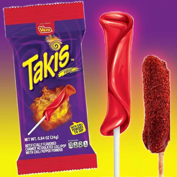 Takis Fuego csípős nyalóka 24g