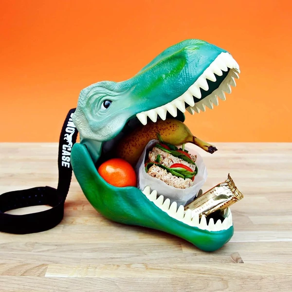 T-rex fej uzsonnás doboz